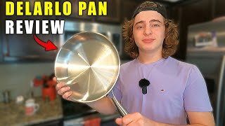 Delarlo Stainless Steel Pan Review [upl. by Aisatnaf300]