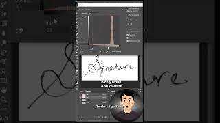 How to Create a Digital Signature in Photoshop photoshoptutorial photoediting photoshop [upl. by Anohr]