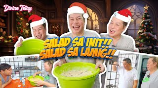 GETTING READY NA SA MGA PANG HANDA FOR CHRISTMAS  SALAD GALORE SA PLANGGANA   DIVINE TETAY [upl. by Latisha88]