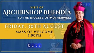 Holy Mass with Papal Nuncio  Opening Mass  Motherwell Cathedral  30 August 2024 [upl. by Ahsitahs]