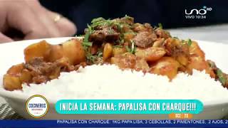 PAPALISA CON CHARQUE  Cocinero Luis Gutierrez [upl. by Dean]