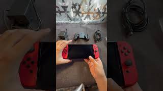 Unboxing Nintendo switch oled mario edition نينتيندو سويتش ماريو اديشن [upl. by Elocin100]