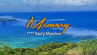 MEMORY  Karaoke Version  in the style of Barry Manilow [upl. by Aelsel]