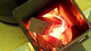 WORKSHOP ROCKET STOVE HEATER part 2 [upl. by Grondin]