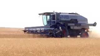 Gleaner N6 wheat harvest 2008 [upl. by Ahsircal294]