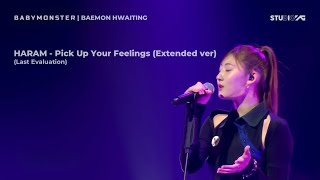 HARAM BABYMONSTER  Pick Up Your Feelings Extended ver Lyric Video [upl. by Ecirtnuahs]