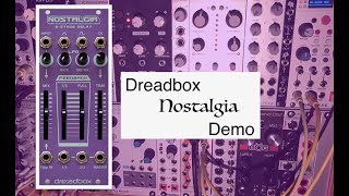 Dreadbox Nostalgia Doepfer A138s Stereo Mixer Demo [upl. by Valorie]