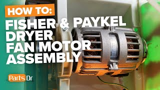 How to replace Fisher amp Paykel fan amp motor assembly part  395222P [upl. by Teresina]