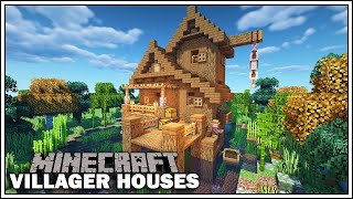 Minecraft Villager Houses  THE FISHERMAN  Minecraft Tutorial [upl. by Aisa]