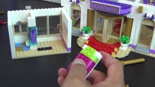 Lego Friends Heartlake Grand Hotel Build Part 4 Set 41101 [upl. by Ileyan674]