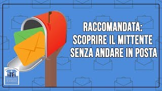 Raccomandata scoprire il mittente senza andare in posta [upl. by Atived]