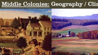 13 Colonies Comparing Regions New England Middle and Southern [upl. by Kelli]