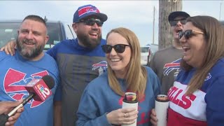 Bills Fans Celebrate Ahead of TNF [upl. by Deck]