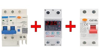 تركيب جهاز الحماية من إرتفاع وانخفاض التوتر حماية المنزل Tableau électrique Protecteur de tension [upl. by Malan]