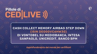 Pillole di CEDLIVE settore bancario barriera 40 Airbag 60 [upl. by Enileme787]