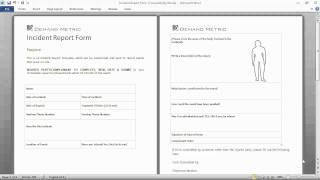 Incident Report Template [upl. by Chloette]