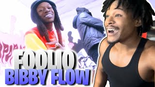 FOOLIO  Bibby Flow Official Music Video REACTION [upl. by Errick]