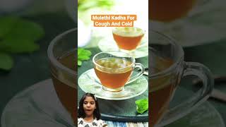 Mulethi ka kadha for cough and cold tea shorts video trending video viral video [upl. by Ailhat757]