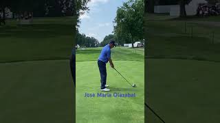 Jose Maria Olazabal Golf Swing golf golfswing [upl. by Oakes]