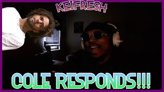 J COLE RESPONDS  7 Minute Drill  ReactionReview [upl. by Naitirb]