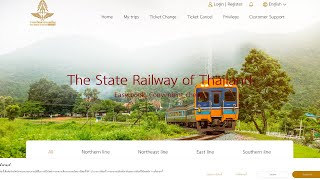 How to book a train ticket online Bangkok to Hua Hin [upl. by Ahsieni]