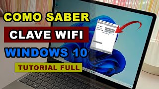 🛜 ¿CÓMO VER LA CONTRASEÑA DEL WIFI en ORDENADOR WINDOWS [upl. by Conrade]