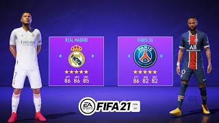 FIFA 21 GAMEPLAY  REAL MADRID vs PSG  2 [upl. by Nnaeilsel]