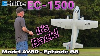 EFlite EC1500 Twin 15m BNF Basic with AS3X and SAFE Select  Model AV8R Announcement amp Review [upl. by Vona957]