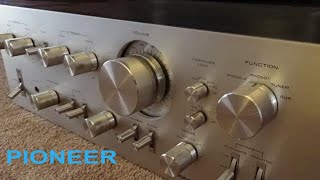 Fabulous Pioneer SA9500II Amplifier  Awesome Vintage  Look Inside [upl. by Sybyl975]