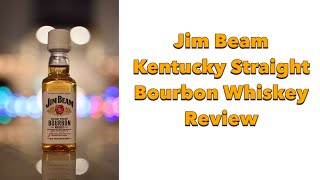 Jim Beam Kentucky Straight Bourbon Whiskey Review [upl. by Shiri131]