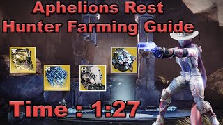 Destiny 2  Aphelions Rest Hunter Legend Lost Sector Guide  Fast and Easy Farm [upl. by Cristal]