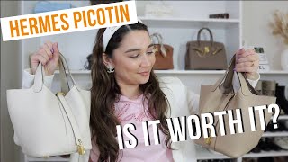 HERMES PICOTIN IS IT WORTH IT Entry Level Hermes Bag  Review [upl. by Anerroc]