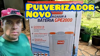 UNBOXING DO PULVERIZADOR A BATERIA [upl. by Ellicec]