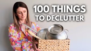 100 Things to Declutter Right Now ✅ Easy Decluttering  Checklist [upl. by Alram]