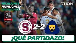 Highlights  Saprissa 22 Pumas  CONCACHAMPIONS  Octavos  TUDN [upl. by Wehrle]