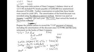 LongTerm Liabilities 9  Extinguishment Example Bonds [upl. by Basilius746]