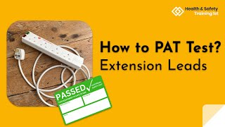 PAT Testing  Extension Leads [upl. by Roos552]