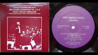 【超名演】Hans Knappertsbusch amp NDR  Bruckner Symphony No3 in D minor 1962 live [upl. by Aelahc128]