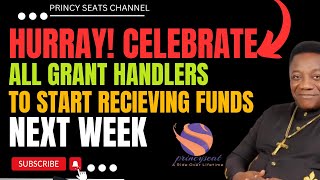 HURRAY CELEBRATE ALL GRANT HANDLERS TO START RECIEVING THEIR FUNDS NEXT WEEK funding [upl. by Dlnaod772]