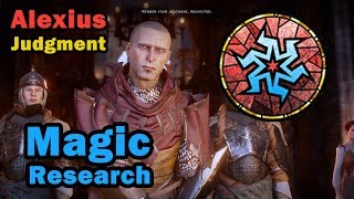 Dragon Age Inquisition Alexius judgement researching magic [upl. by Naghem958]