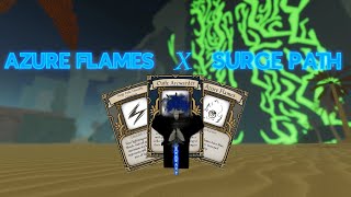 Best Azure Flames X Surge Path Build  Deepwoken [upl. by Zahavi]