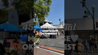 45th Annual Montrose Oktoberfest youtubeshorts oktoberfest realtorlife [upl. by Heidt]