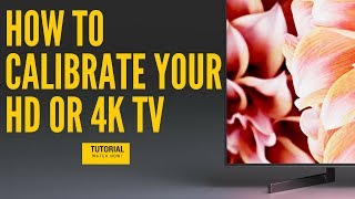 How To Calibrate HD TV 4K TV or UHD With Spectracal Calman Xrite i1 Display Pro [upl. by Alejandra988]