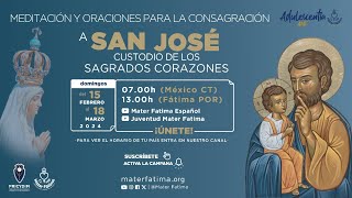 Meditación y Oraciones Diarias para la Consagración a San José hecho por Adulescentia  día 31 [upl. by Essie]