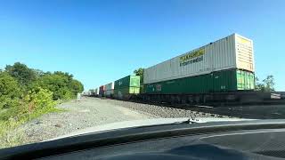 Unknown eastbound intermodal outside of graytown [upl. by Reider]