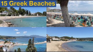 🇬🇷 15 Best Beaches to visit in Athens Greece and the Peloponnese 15 Day Trips from Athens [upl. by Alliehs]