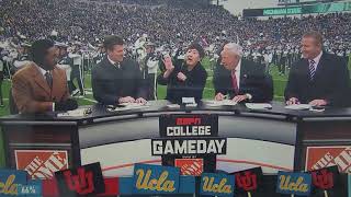 Ken Jeong from Hang Over figures out a way to say Hoe on ESPN GameDay 😂😂😂 [upl. by Roon]