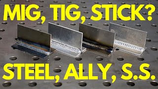 How to Weld Different Metals MIG vs TIG vs Stick vs Flux Core [upl. by Arihsaj840]