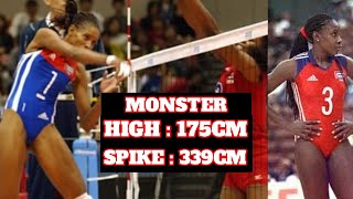 Mireya Luis  Monster Volleyball  Powerful Volleyball SPIKES [upl. by Solohcin417]