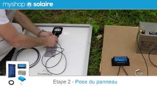 Monter un Kit Solaire AUTONOME  Panneau Solaire  Mini BMS  MyShop Solaire [upl. by Ingrid]